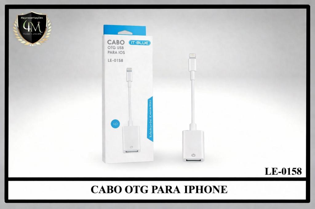A100 - CABO OTG PARA IPHONE LE-0158