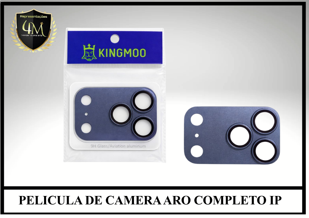 XPCC 01 PELICULA DE CAMERA ARO COMPLETO IPHONE 17 PRO AZUL