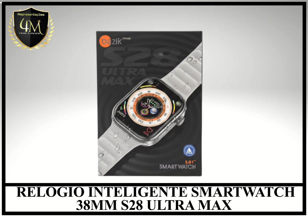 REL 40 RELOGIO INTELIGENTE SMARTWATCH 38MM S28 ULTRA MAX