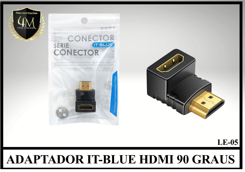 DAP 20 ADAPTADOR IT-BLUE HDMI 90 GRAUS LE-05
