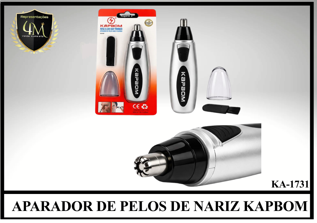 BAB 15 APARADOR DE PELOS DE NARIZ KAPBOM KA-1731