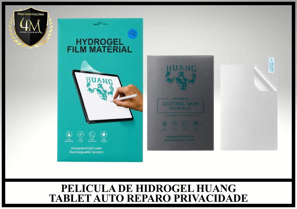 H010 - PELICULA DE HIDROGEL HUANG TABLET PRIVACIDADE 13 POLEGADAS GC
