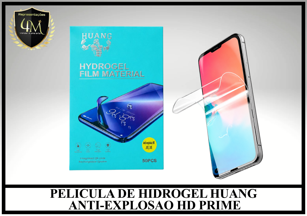 H011 - PELICULA DE HIDROGEL HUANG ANTI-EXPLOSAO HD PRIME