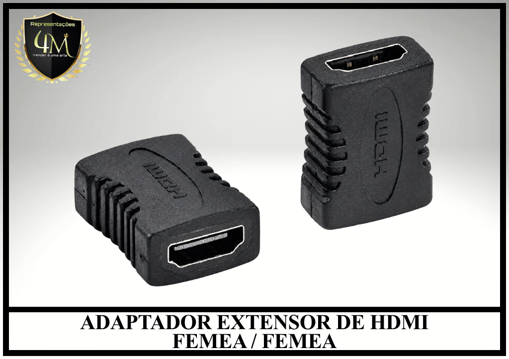DAP 25 ADAPTADOR EXTENSOR DE HDMI FEMEA / FEMEA