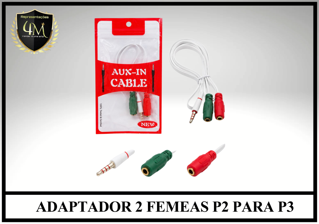 DAP 26 ADAPTADOR 2 P2 FEMEA P/ 1 P2 MACHO