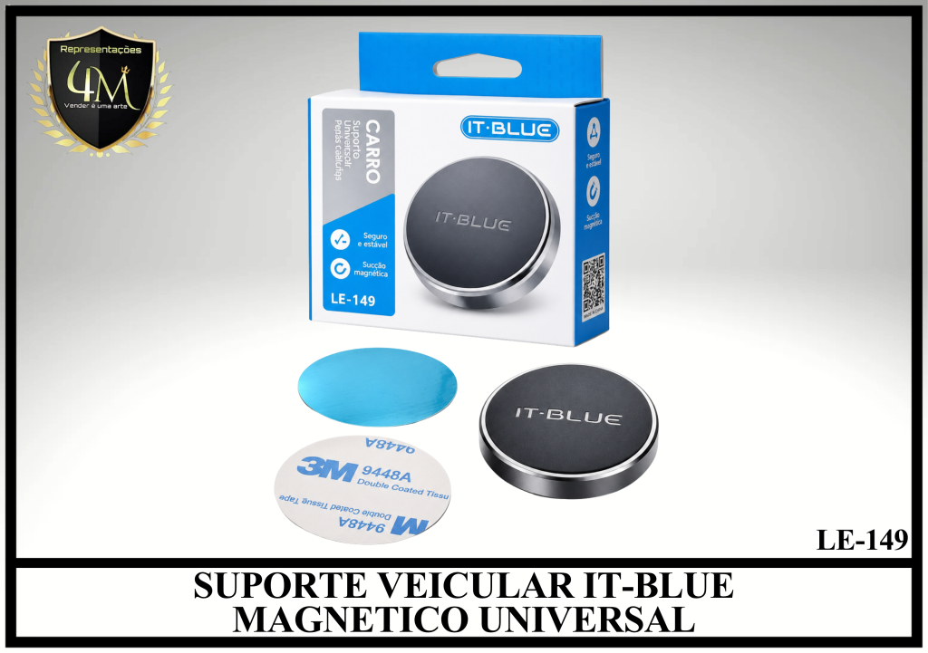 C37 SUPORTE VEICULAR IT-BLUE MAGNETICO UNIVERSAL LE-149