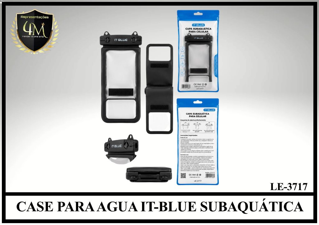 CA 02 CASE PARA AGUA IT-BLUE SUBAQUÁTICA LE-3717