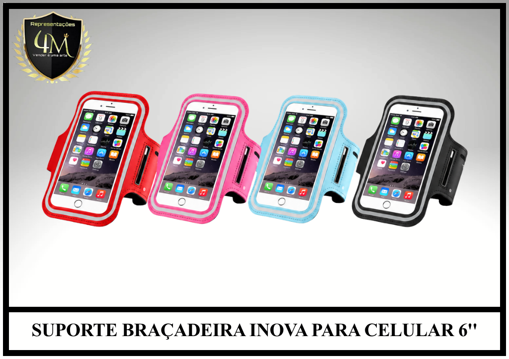 SBC 01 SUPORTE BRAÇADEIRA INOVA PARA CELULAR 6''