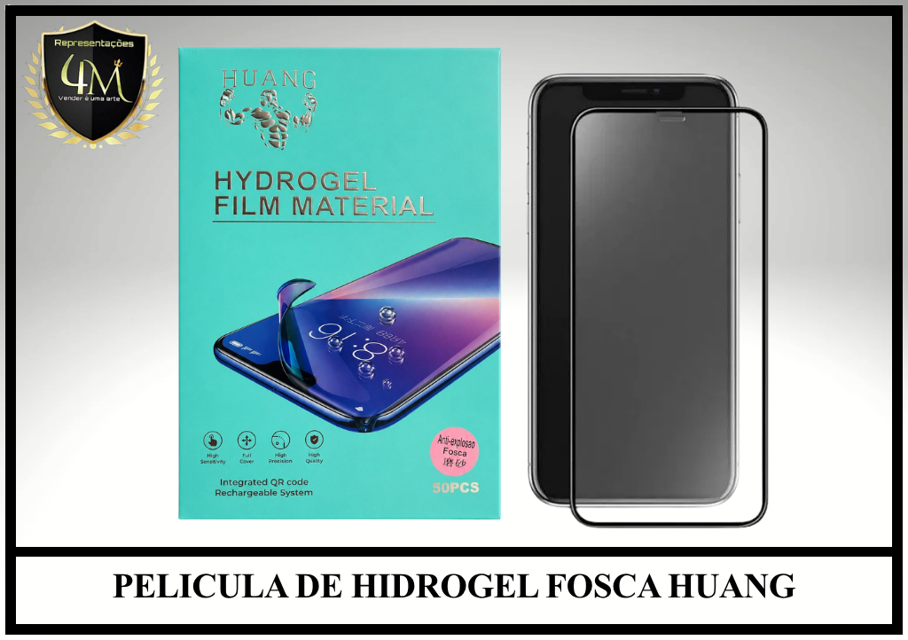 H02-1 - PELICULA DE HIDROGEL FOSCA HUANG (CAIXA FECHADA OUTRO PREÇO FALAR COM REPRESENTANTE)