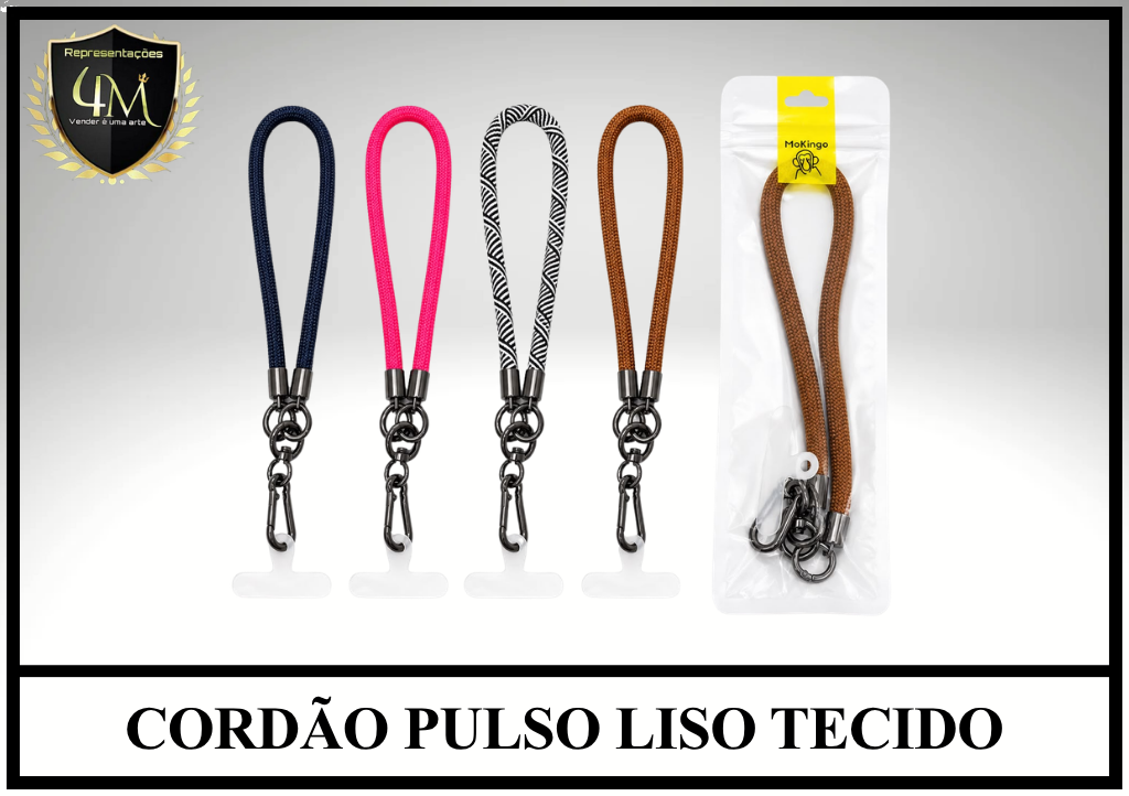 COR 54 CORDÃO PULSO LISO TECIDO