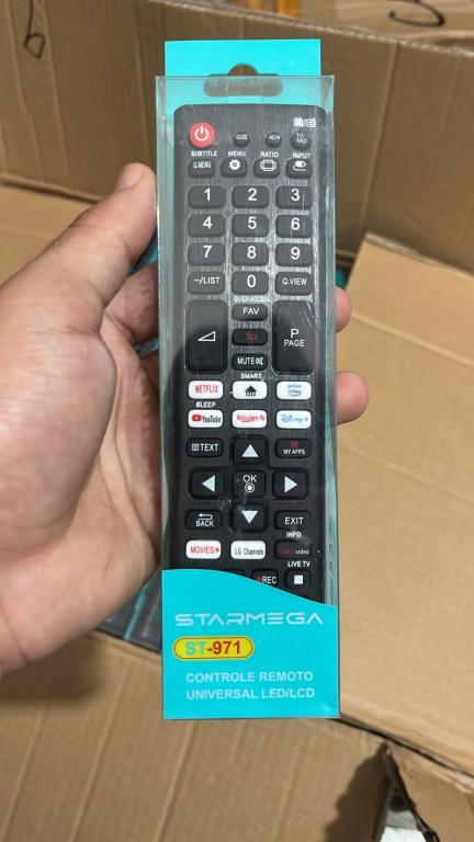 YCRLG 10 CONTROLE REMOTO STARMEGA P/TV LG ST-971