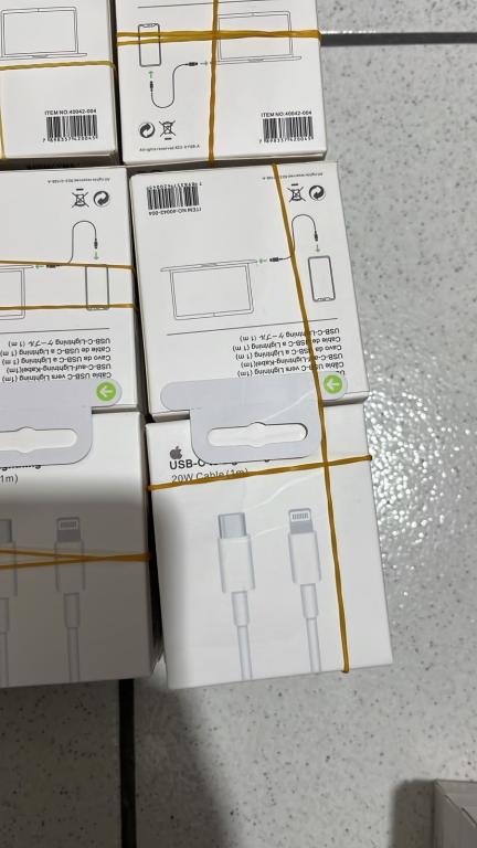A01-1- CABO TIPO C PARA IPHONE APPLE IP QUALIDADE 1.1 TOP DE LINHA (COM LOGO) 1M