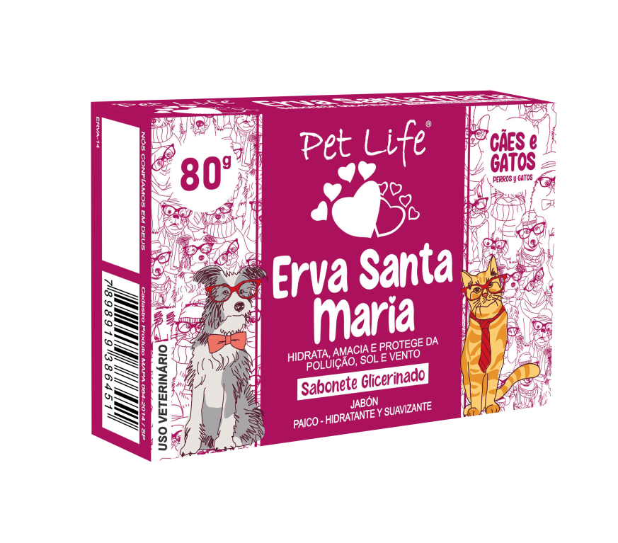 SABONETE ERVA SANTA MARIA 80G
