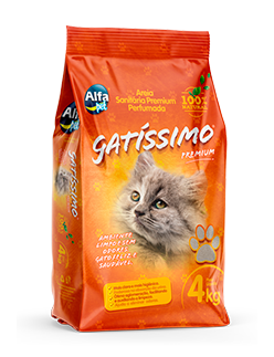 AREIA GATISSIMO 5X4KG (20KG) - EXTRA FINA PREMIUM