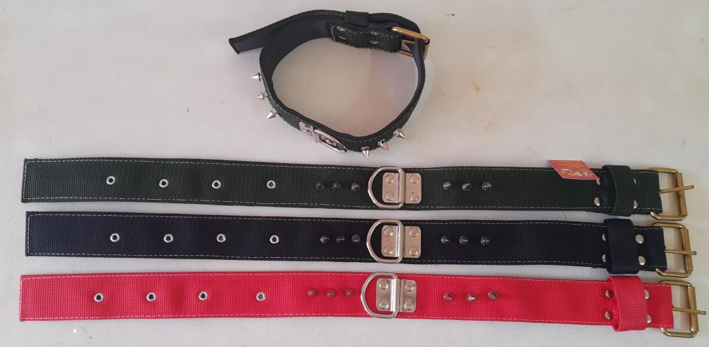 COLEIRA DE NYLON PARA PITBULL N 10 C/ CRAVO