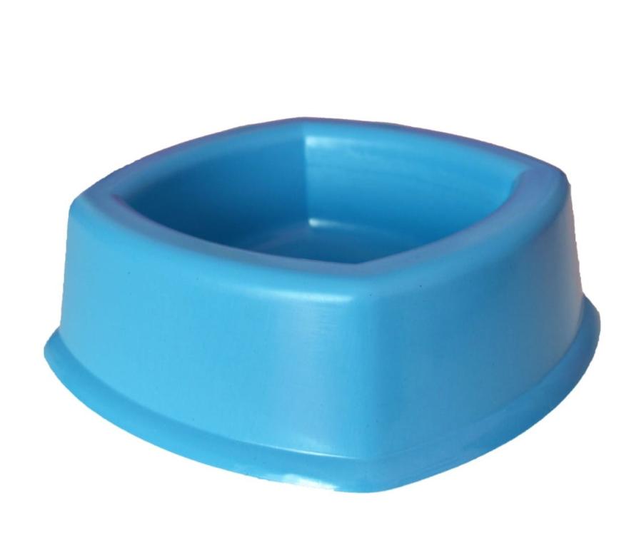 NS - COMEDOURO PLASTICO CAO 280ML - AZUL