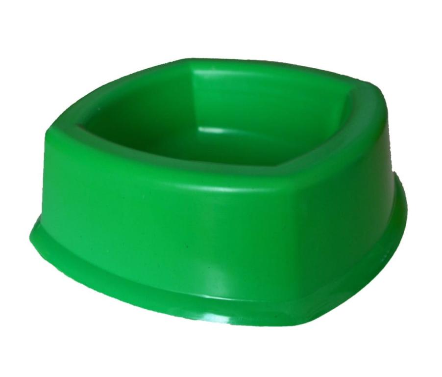 NS - COMEDOURO PLASTICO CAO 500ML - VERDE