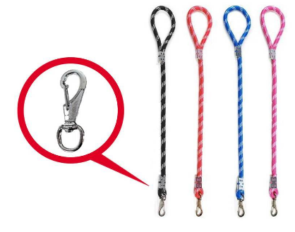 GUIA DE CORDA 14MM X 150CM C/ MOSQUETÃO ITALIANO