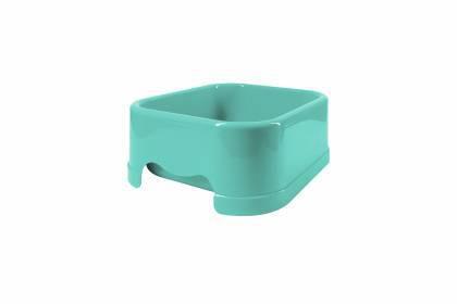COMEDOURO QUADRADO 350ML - VERDE