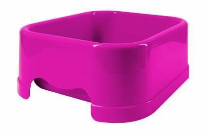 COMEDOURO QUADRADO 1.900ML - ROSA