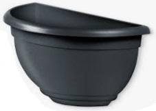 VASO DE PAREDE 20 - PRETO