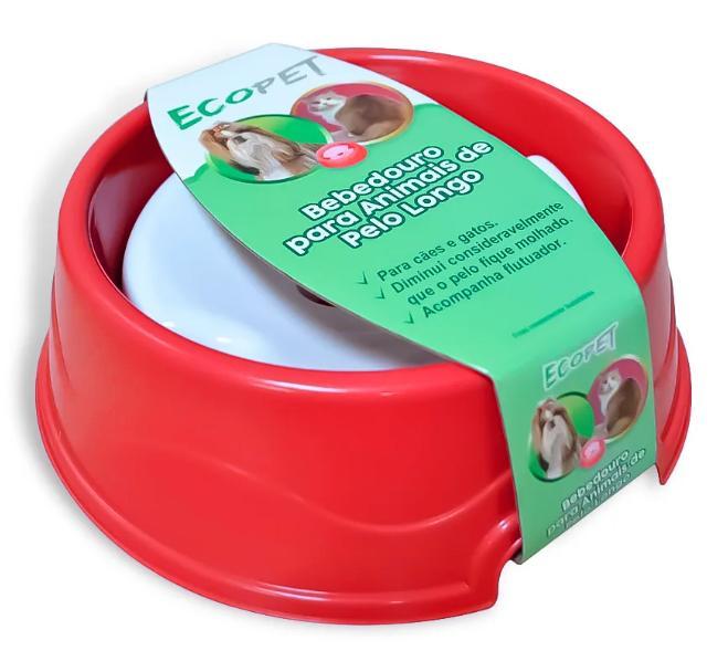 PET FLEX - BEBEDOURO PELO LONGO - 253 - VERMELHO