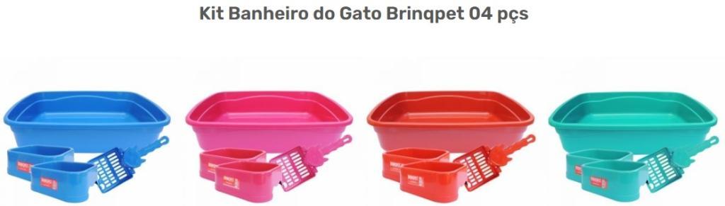 KIT BANHEIRO DO GATO COM 4 PEÇAS