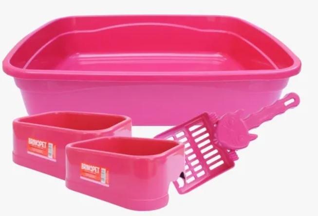 KIT BANHEIRO DO GATO COM 4 PEÇAS