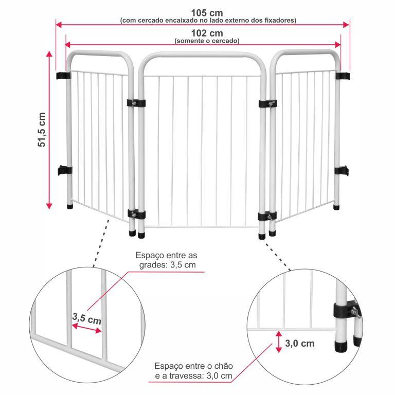 CERCADO PORTATIL 51CM