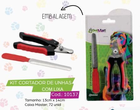 KIT CORTADOR DE UNHAS - ALICATE + LIXA