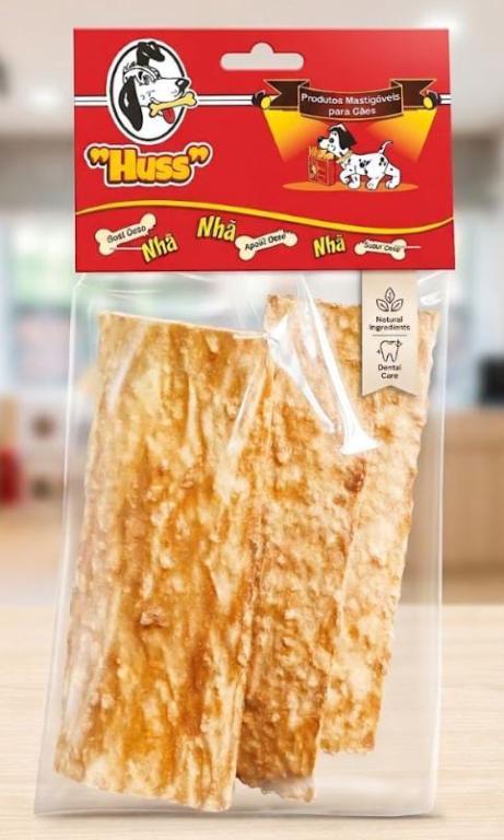 A43 CHIP´S COM COLAGENO 2" X 6"  C/ 3 UNID. - COM PASTA DE FRANGO