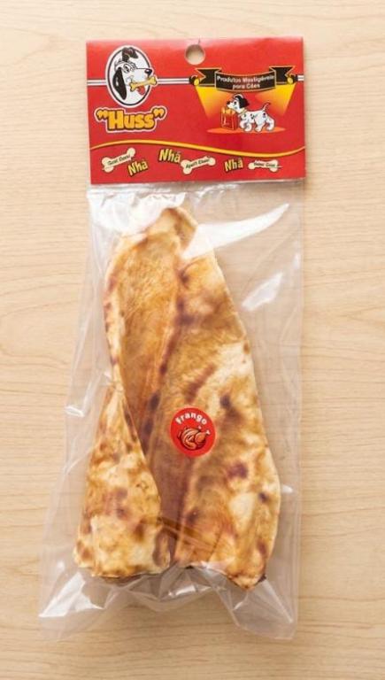 A14 ORELHA BOVINA COM PASTA DE FRANGO