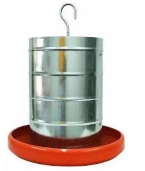 COMEDOURO FRANGO TUBULAR CHAPA 15KG