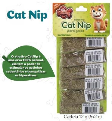 ERVA DO GATO - CAT NIP - CARTELA 6X2G