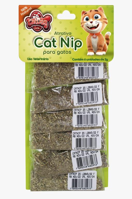 ERVA DO GATO - CAT NIP - CARTELA 6X2G