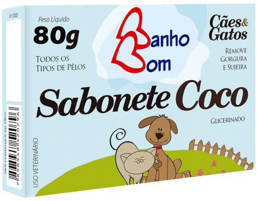 SABONETE COCO 80G - BANHO BOM