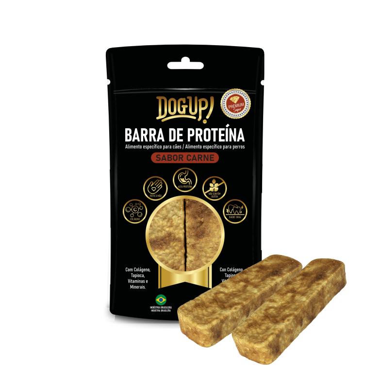 DOG GOODS - BARRA DE PROTEÍNA - DogUp - MÉDIO - CARNE - PAC. C/ 2 UNID.