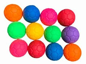 PETGROWS - BOLA FUTEBOL - PACOTE C/12 UNID. (65mm)