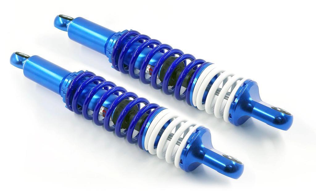 amort. aluminio azul mola branca titan/125/150/fan/ybr