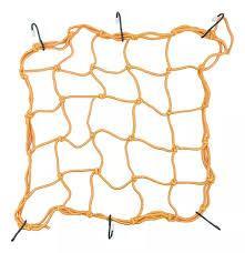 rede para capacete 30x30 refletiva amarela