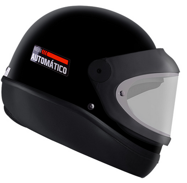 capacete automatico solid 60 pto/brilhoso