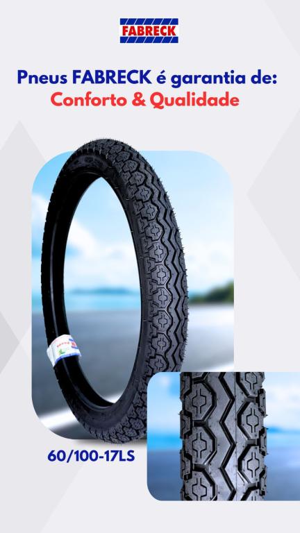 pneu diant. 60/100x17 biz/pop novo:fabreck