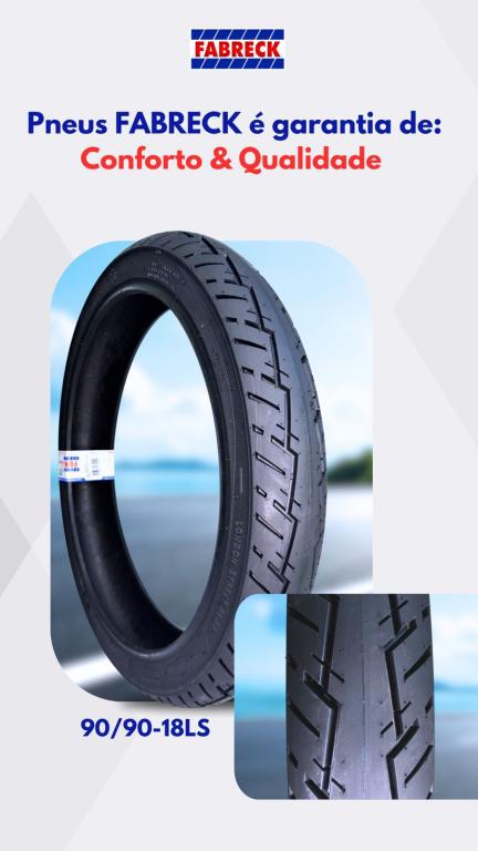 pneu tras. 90/90x18 titan/ybr/125/150 novo:fabreck