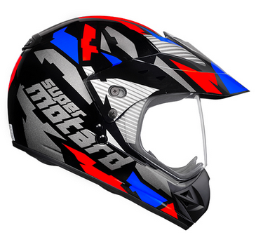 capacete s. motard adventure 58 pto/azul