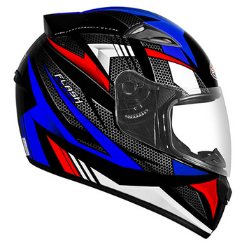 capacete spark flash 58 pto/azul