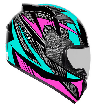 capacete spark flash 60 pto/tifany