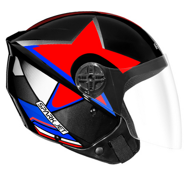 capacete spark jet galaxy 58 pto/verm