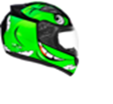 capacete spark zoiim 58 pto/verde