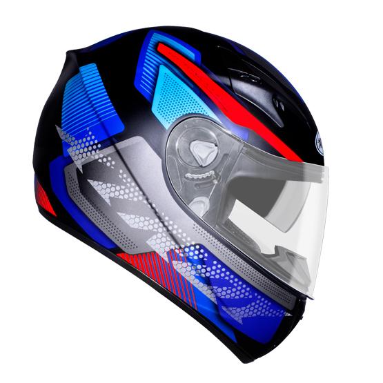 capacete x troy sv 218 furious 60 pfo/azul