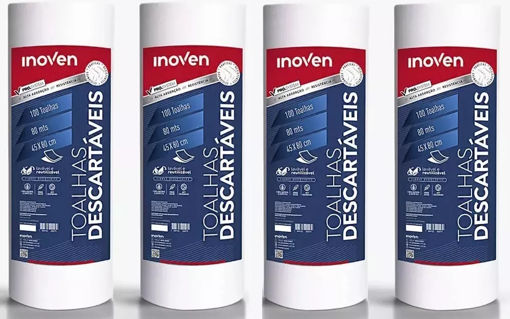 CAIXA MASTER TOALHA PADRAO C/ 4 ROLOS - INOVEN
